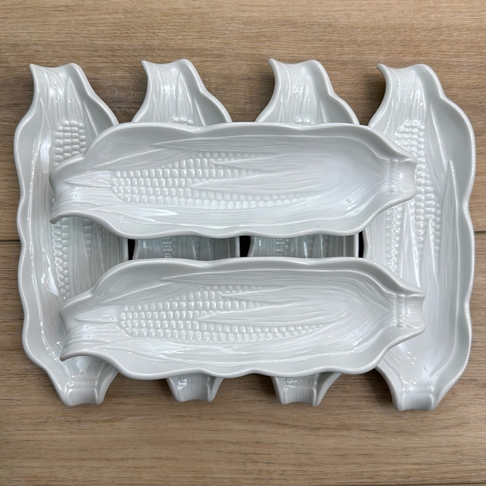 Vintage Pillivuyt‎ Corn Plates